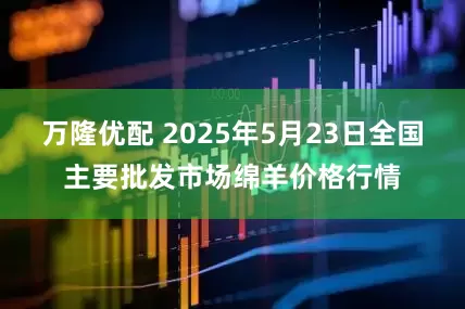 万隆优配 2025年5月23日全国主要批发市场绵羊价格行情