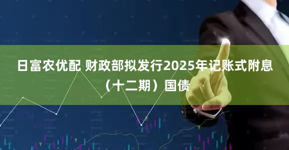 日富农优配 财政部拟发行2025年记账式附息（十二期）国债